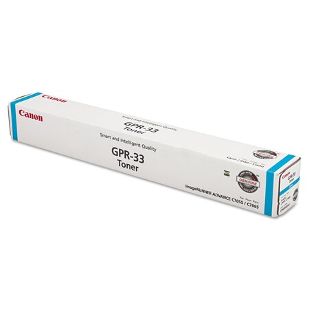 Canon Toner, (GPR-33), 52,000 Page-Yield, Cyan 2796B003AA